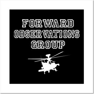 Forward Observations Group - FOG with Helicopter / Chopper Posters and Art